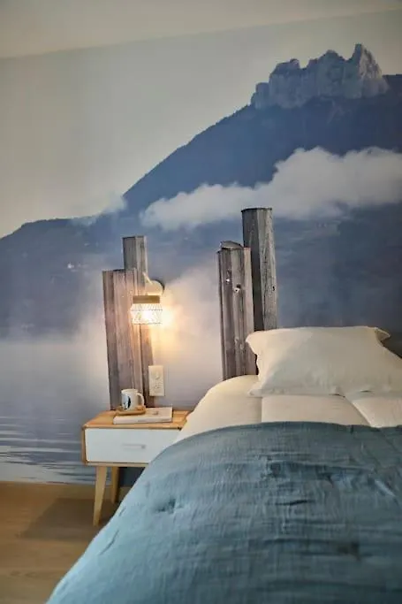 Paradis Bleu - Vue Lac Avec Terrasse & Garage Annecy Francia